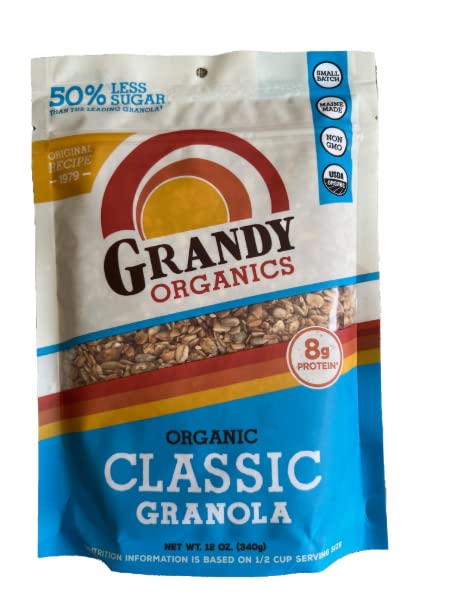 Grandy Organic Classic Granola, 12 Ounce - 734034154483