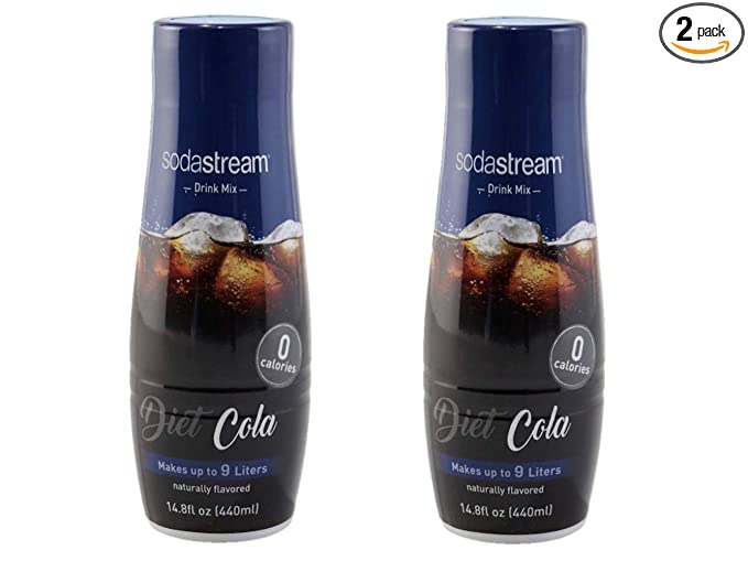 SodaStream 14.8 fl Ounce Diet Cola Syrup- Twin Pack - 734059302166