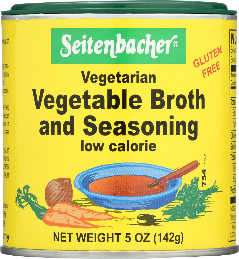 SEITENBACHER: Mix Vegetarian Vegetable Broth and Seasoning, 5 oz - 0734492703452