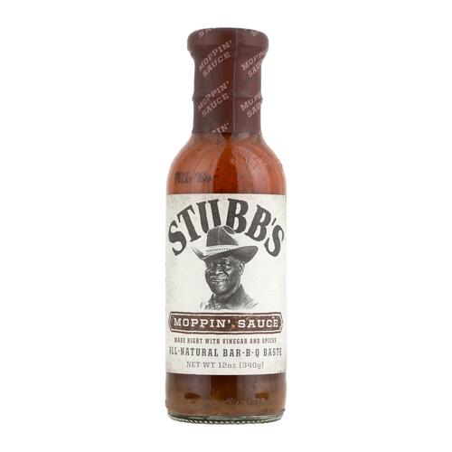 STUBB’S: All-Natural Bar-B-Q Baste Moppin’ Sauce, 12 Oz - 0734756000037