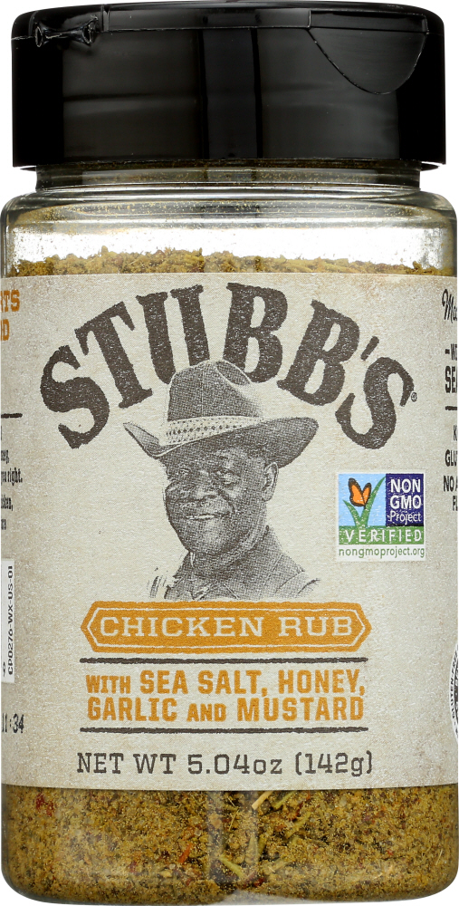 STUBBS: Chicken Rub, 5.04 oz - 0734756010609