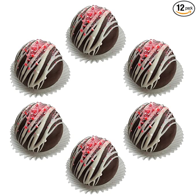 Hot Chocolate Bomb Yani soul fill with marshmallows ,Gourmet chocolate ,trending ,Hot Chocolate Bomb the Christmas candy Hot chocolate Bomb 3 inch each 12 Count - 735202993491