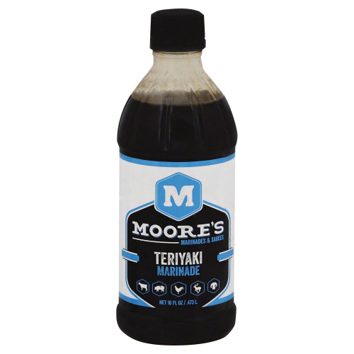 MOORE: Marinade Teriyaki, 16 oz - 0735995091121