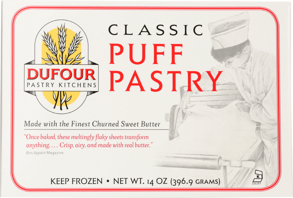 DUFOUR PASTRY KITCHENS: Classic Puff Pastry Dough, 14 oz - 0736449000102
