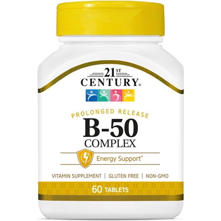 21st Century B 50 Complex Prolonged Release Tablets 60 Count (Pack of 1) - 737010156730