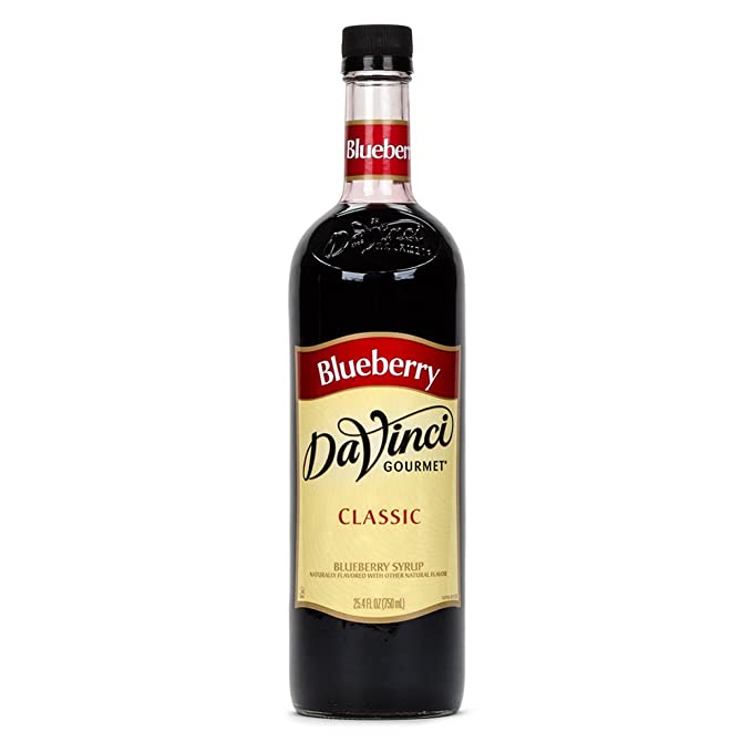 DaVinci Gourmet Classic Flavored Syrups Blueberry 750 mL - 737384000226