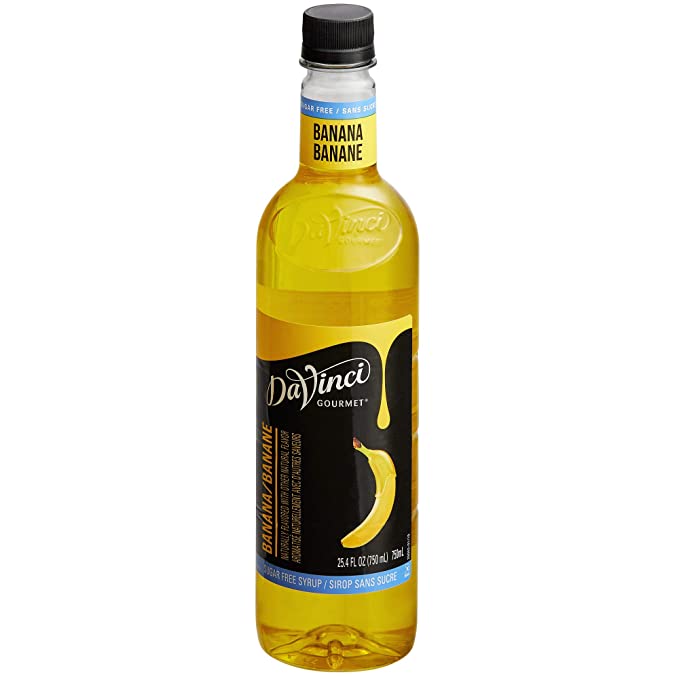  DaVinci SUGAR FREE Banana Syrup 750 mL  - 737384020156