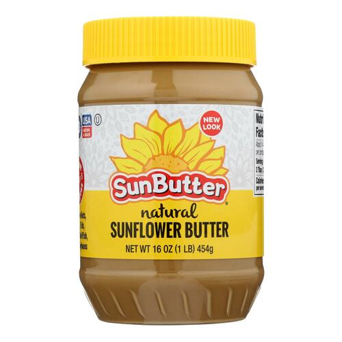 Sunbutter Sunflower Butter - Natural - Case Of 6 - 16 Oz. - 0737539191205