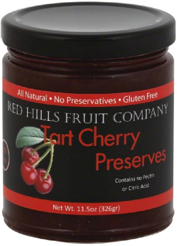 RED HILLS: Tart Cherry Preserves, 11.5 oz - 0737550020249