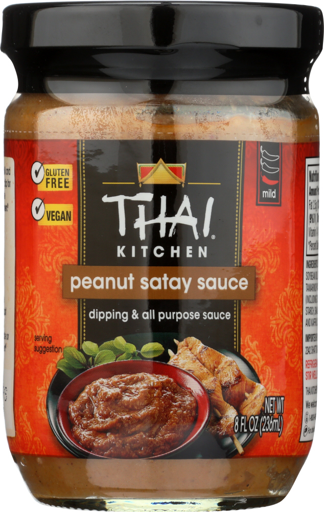 THAI KITCHEN: Peanut Satay Sauce, 8 oz - 0737628005000
