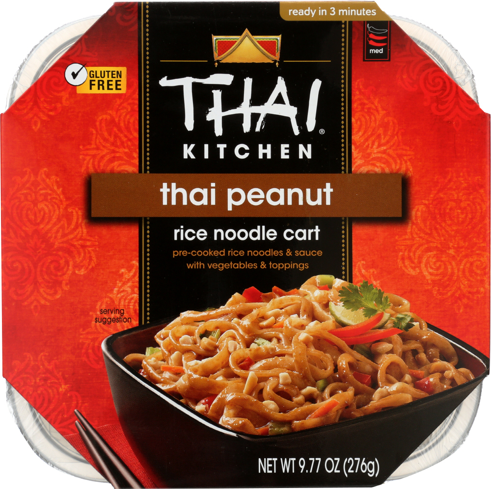 THAI KITCHEN: Rice Noodle Cart Thai Peanut, 9.77 oz - 0737628010271