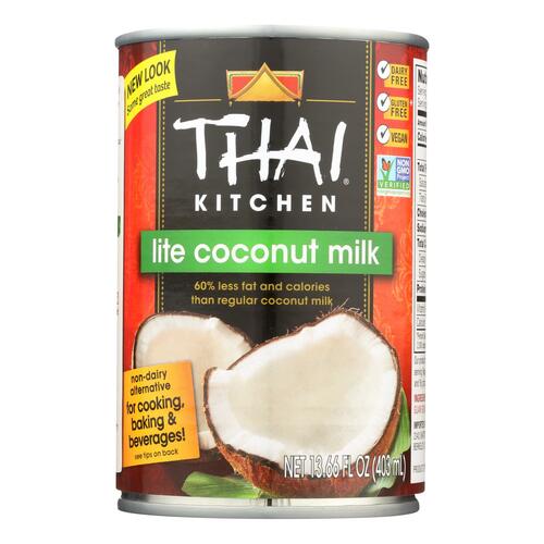 THAI KITCHEN: Kitchen Coconut Milk Lite, 14 oz - 0737628011605