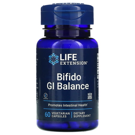 Bifido GI Balance 60 Vegetarian Capsules Life Extension - 737870162261