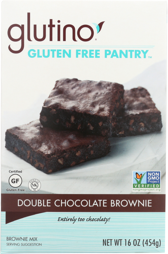 GLUTEN FREE PANTRY: Double Chocolate Brownie Mix, 16 oz - 0737880061301