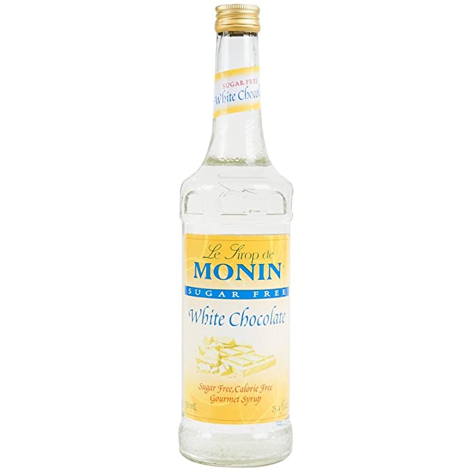 Monin Sugar Free White Chocolate Syrup, 750 ml - 738337060151