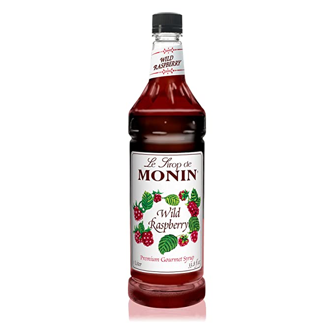 Monin Pet Wild Raspberry Drink Syrup, 1 Liter (01-0474) Category - 738337883071