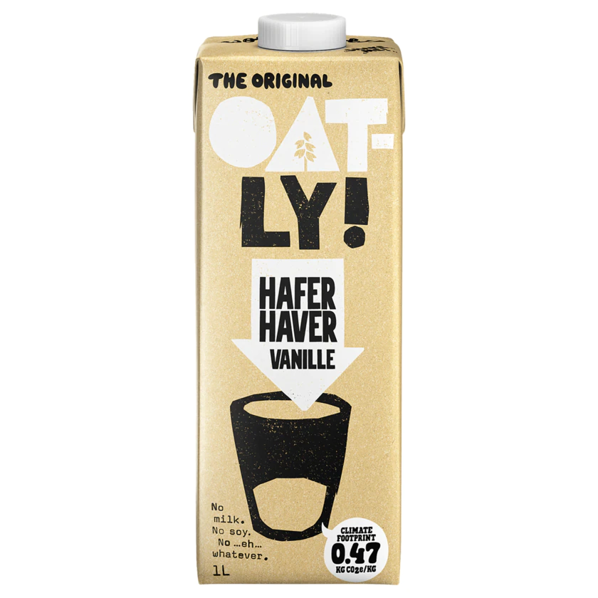 Oatly Haferdrink Vanille vegan 1l - 7394376619267