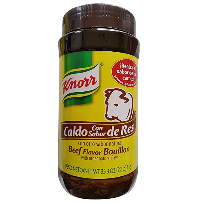 Knorr Beef Flavor Bouillon Granulated, 35.3 oz (2.2 lb) - Caldo Con Sabor de Res, 1 kg - 786173944609