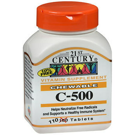 21st Century C-500 Orange - 110 Chewable - 740985210246