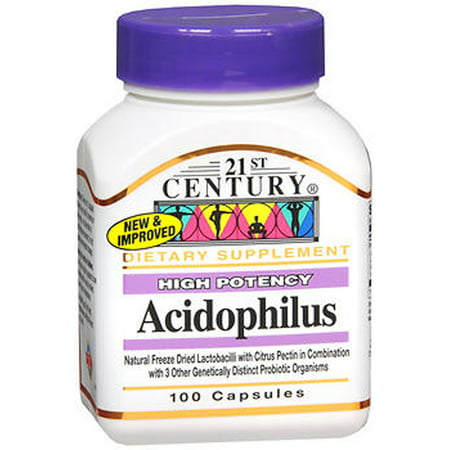 21st Century Acidophilus Capsules - 100 ct - 740985213391