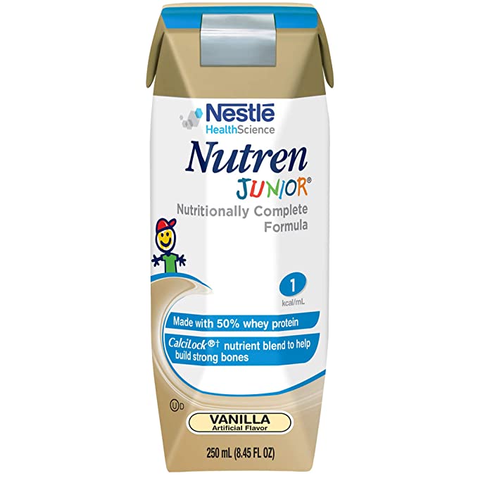  Nutren Junior , Nutren Jr Van Liq Nut-N 250 ml, (1 CASE, 24 EACH) by Nestle Nutritional  - 741360161207