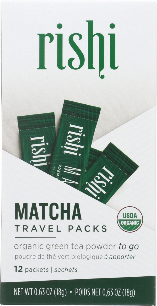 Matcha Organic Green Tea Powder Travel Packs, Matcha - matcha