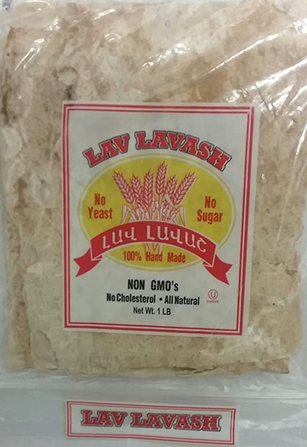  Lavash Bread 100% Hand Made Pack of 3  - 741435948856
