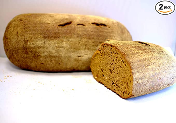  European Style 100% Rye Bread Pack of 2  - 741435949341