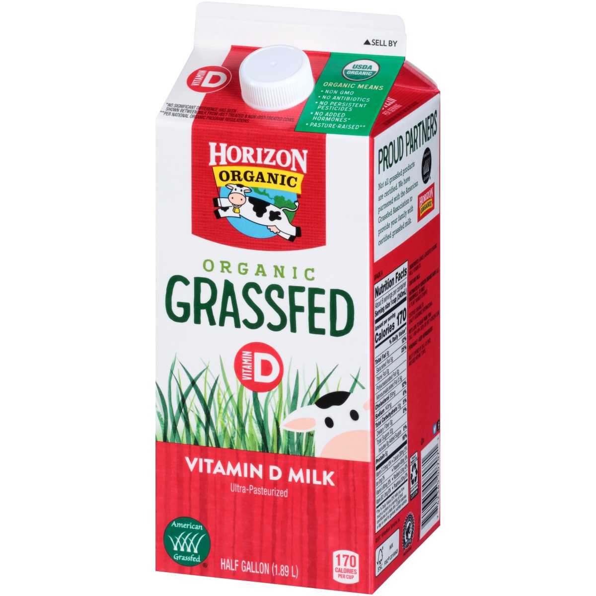 Organic Grassfed Vitamin D Milk - 742365007071