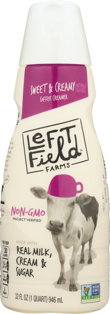 LEFT FIELD FARMS: Sweet and Creamy Creamer, 32 fo - 0742365007231