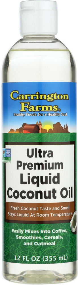 CARRINGTON FARMS: Premium MCT Liquid Coconut Oil, 12 oz - 0742392930052