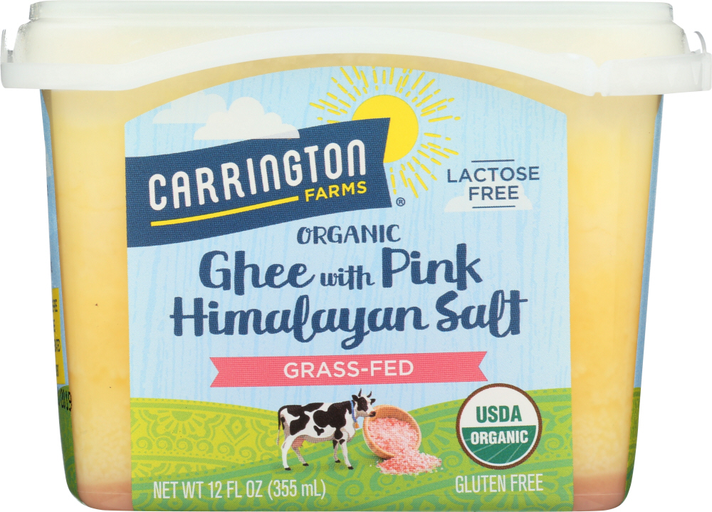 CARRINGTON FARMS: Ghee with Pink Himalayan Salt Organic, 12 oz - 0742392930298