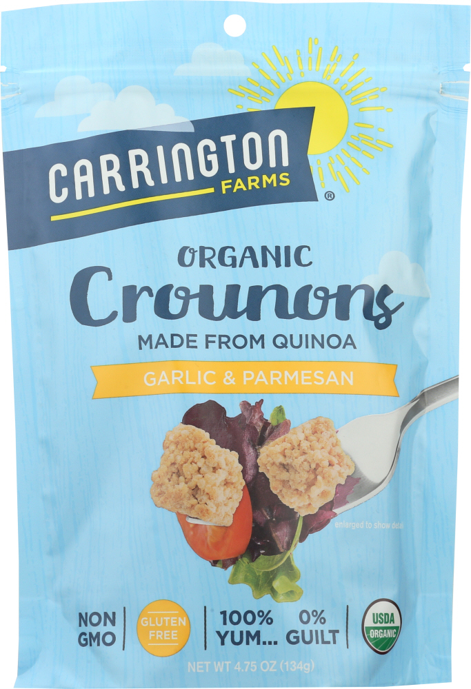 Organic Crounons Garlic & Parmesan - 742392931080