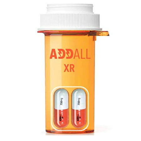 Addall XR Brain Boost Supplement 750 mg/Capsule - 12 Pack (24 Capsules) - Ships in a Box + Free Pack of Vitamin B12 Pills (4 Capsules) - 742776264377