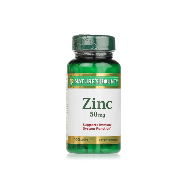 Nature's Bounty zinc caplets x100 50g - Waitrose UAE & Partners - 74312020605