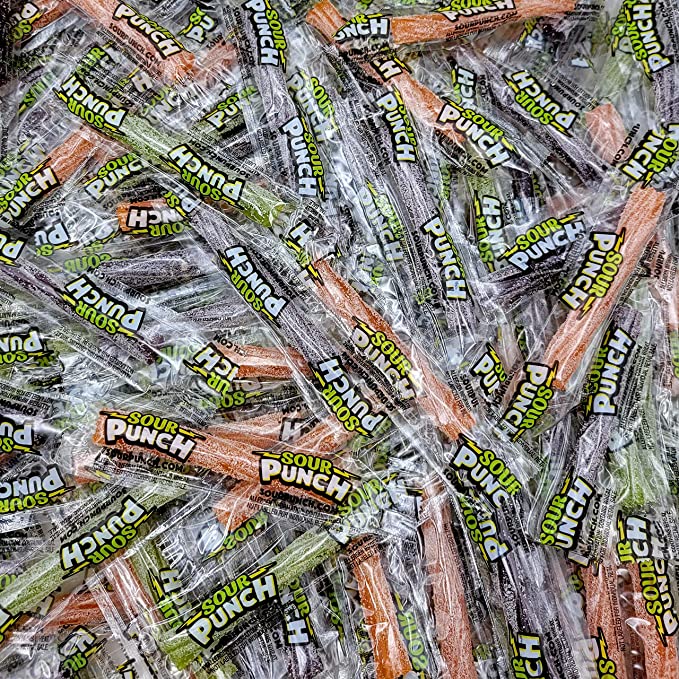 Sour Punch Twists - Sour Candy Assortment Halloween Edition Flavors - 743219103338