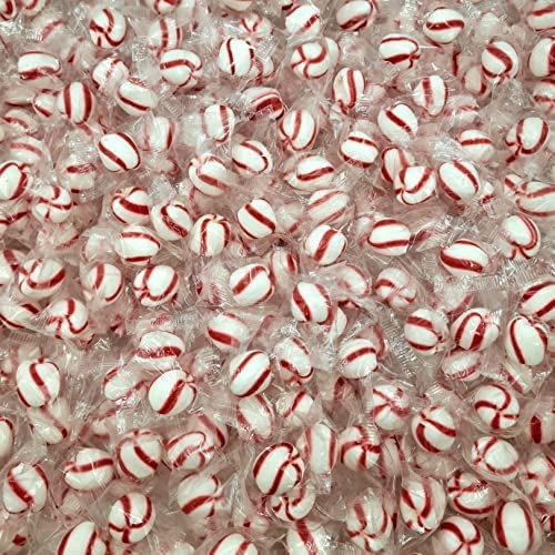  Bob's Sweet Stripes Soft Peppermint Candy – Melt Away Mints – Individually Wrapped – Bulk Pack (Peppermint, 2 Pound)  - 743219106384