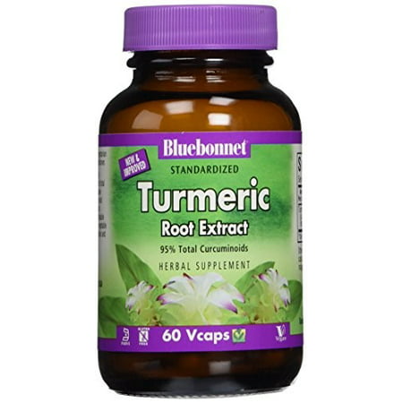 Bluebonnet Nutrition Turmeric Root Extract -- 60 Vegetable Capsules - 743715013940