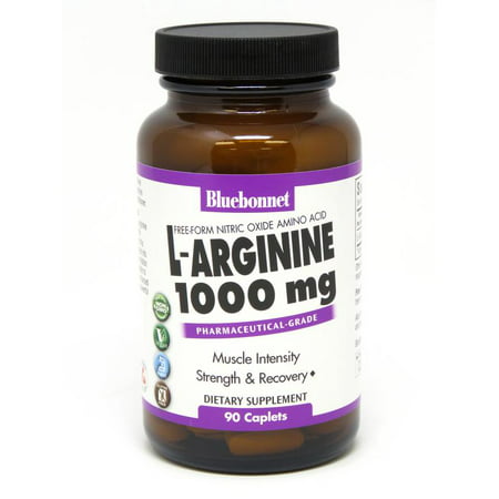 Bluebonnet Nutrition L-Arginine 1000 mg 90 Count - 743715015852