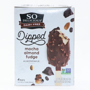 Almond milk non-dairy frozen dessert mocha almond fudge - 0744473492138