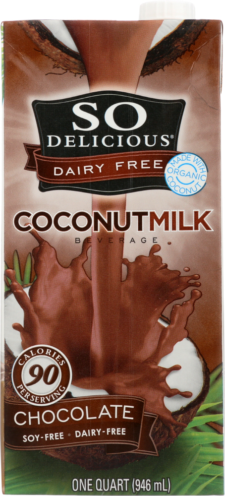 SO DELICIOUS: Coconut Milk Beverage Chocolate, 32 Oz - 0744473912339
