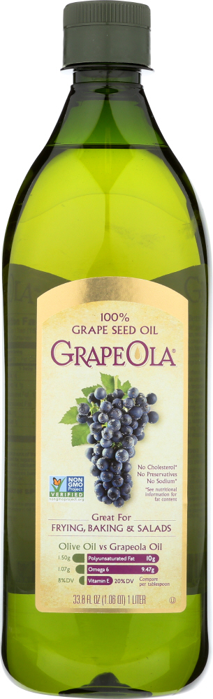 GRAPEOLA: Grape Seed Oil, 33.8 oz - 0745042070160
