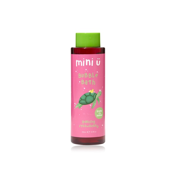 Mini U sparkling strawberry bubble bath 250m - Waitrose UAE & Partners - 745240061441