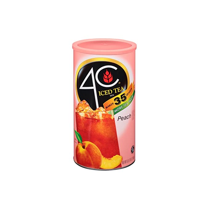  4C Iced Tea Mix, Peach (87.9 oz.)  - 700538204511
