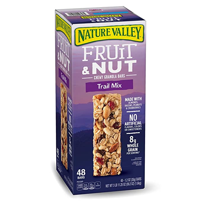  Nature Valley Fruit & Nut Chewy Trail Mix Granola Bars, 11.25 Ounce  - 745352115445