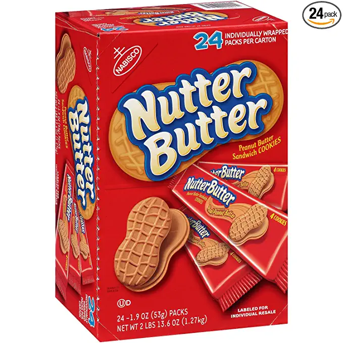  Nabisco Nutter Butter Cookies - 1.9 Oz. - 24 Pks. - SCS  - 745352116763