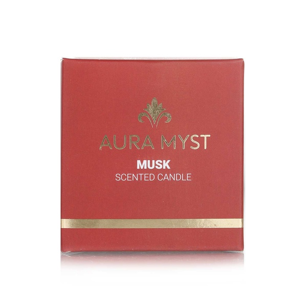 Aura Myst glass jar scented candle musk - Waitrose UAE & Partners - 745760630080