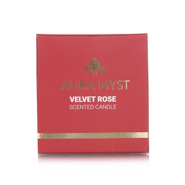 Aura Myst glass jar scented candle velvet rose - Waitrose UAE & Partners - 745760630103