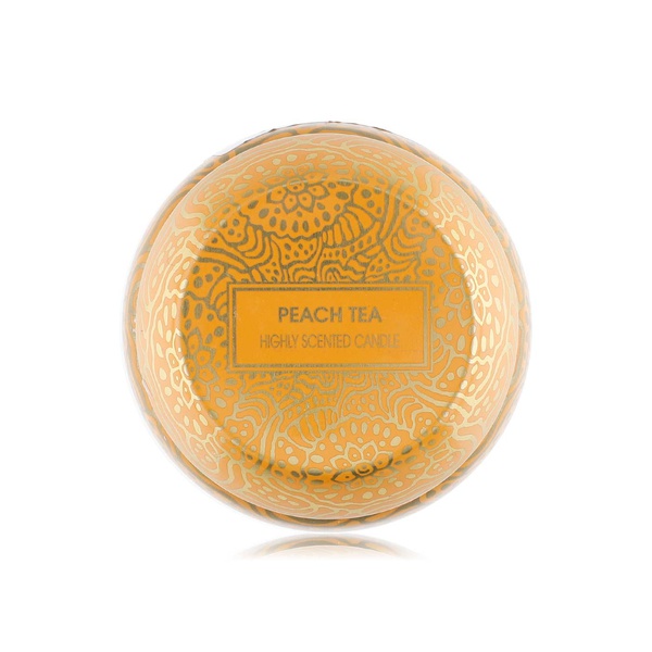 Aura Myst mini printed tin highly scented candle peach tea - Waitrose UAE & Partners - 745760630295