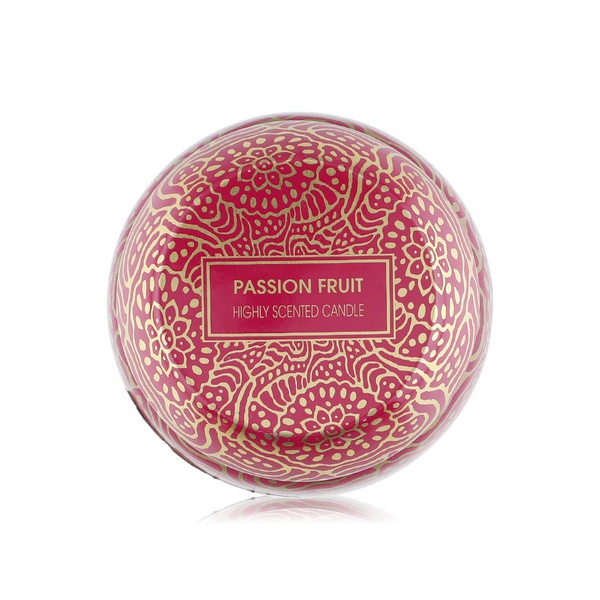 Aura Myst mini printed tin highly scented candle passion fruit - Waitrose UAE & Partners - 745760630301